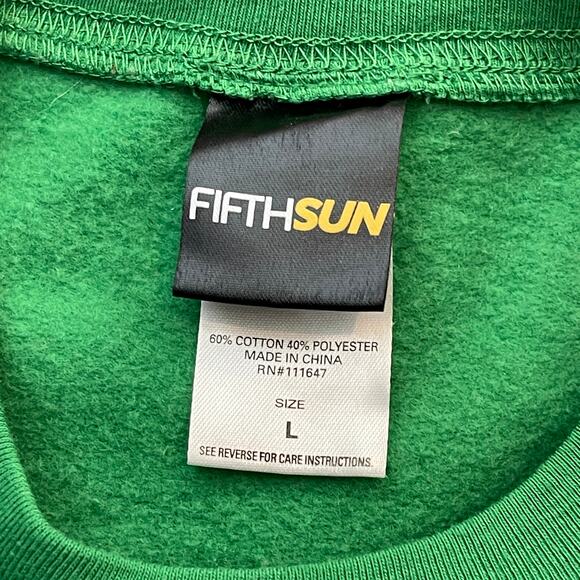 Fifth Sun Meowy and Bright Kittens Ugly Christmas Sweatshirt Size Large - Picture 4 of 5